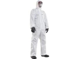 Buzo Desechable Blanco Económico de Protección Categoría Iii Clase 5 Y 6 Xl SAFETOP