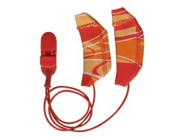 EAR GEAR Coclear Binaural Laranja Vermelho