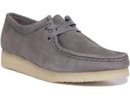 Sapatos de Mulher CLARKS ORIGINALS Pele Cinzento (41.5)