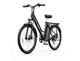 Bicicleta Elétrica Ot18-3 250W 36V 14.4Ah 100Km Alcance Máximo 25Km/H Travão de Disco Dianteiro e Traseiro Preto ONESPORT