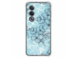 Capa Design Flores para Oppo A80 5G TUMUNDOSMARTPHONE Silicone Anti-Choque Multicor
