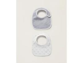 2 Babetes Newborn Cinza/Branco Zy Baby Zippy ZIPPY ZY BABY