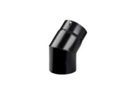 SAVE FUMISTERIA Plus Nno1304 Tubo de cotovelo para chaminé preta