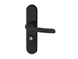 Muleta NORMBAU Seku 2 Blindada em Alumínio Maciço Quadrado de 7 Mm Distância Entre Eixos de 70 Mm Preto Escovado 3006030000