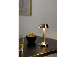 SKLUM Candeeiro de Mesa Led Sem Fios Asuan Ferro Dourado