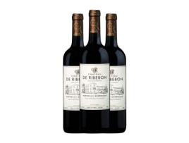 Vinho CHÂTEAU DE RIBEBON Bordeaux Supérieur (0.75 L - 3 Unidades)