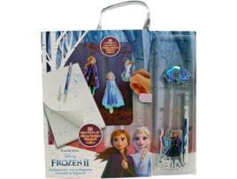 Conjunto de Papelaria com Ímans Frozen Ii (3 anos)