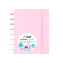 Caderno Inteligente Ingeniox A5 Pautado Rosa