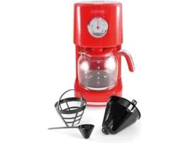 Cafeteira Estilo Retrô com Filtro de Nylon Reutilizável Retro Coffee Vermelho Kitchencook KITCHEN COOK