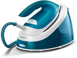 PHILIPS Gc6815/20 Estação de Engomar a Vapor 2400 W 1 3 L Base Steamglide Azul Branco