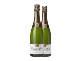 Espumante VITTEAUT ALBERTI Blanc de Blancs Brut Crémant de Bourgogne (0.75 L - 2 Unidades)