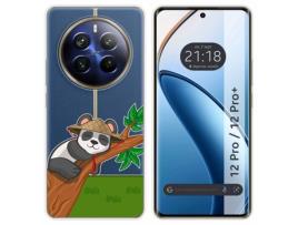 Capa Design Panda para Realme 12 Pro 5G / 12 Pro Plus 5G TUMUNDOSMARTPHONE Silicone Multicor