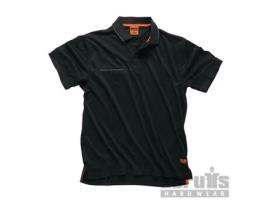 SCRUFFS T54665 Polo Worker Color Negro