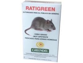 Ratigreen Raticida Bloques 300 Gr 3 Cebos X 100 Gr GREENDEL