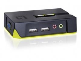 KVM-0221 Switch KVM Preto CP TECHNOLOGIES