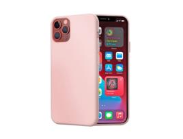 Capa para iPhone 12 Pro Max SO SEVEN Silicone Rosa .