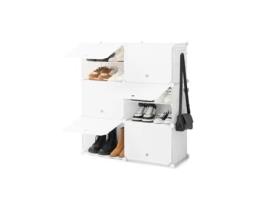 Sapateira Modular Portátil INNOVAGOODS Branco (36 pares - 84 x 96 x 32 cm)