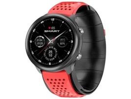 Smartwatches Multifuncional Tela Full Touch Ips Hd de 1 3 Polegadas 30 Dias em Espera Vermelho AUJEZON