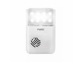 Amplificador de Toque de Telefone com Campainha Extra Alta e Luz de Flash FYSIC Fd-35 Branco