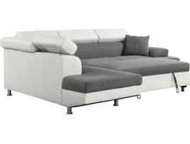 Sofá HABITAT ET JARDIN Sophia luxe   Cinzento (269x82 cm - Madeira e Contraplacado)