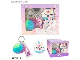 Conjunto de brilho labial em caixa