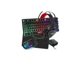 Pacote de 6 Peças Pro Gamer Legends para Compatibilidade com Pc/Ps4/Xbox One/Switch Preto AMSTRAD