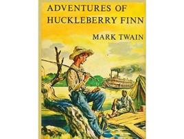 Livro The Adventures of Huckleberry Finn Great American Novels de Mark Twain (Inglês)