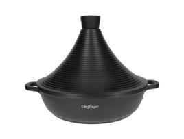 CHEFFINGER Caçarola para Tajine 28 Cm Revestida em Mármore com Alças Soft-Touch Preto