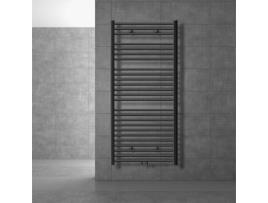 Radiador de Casa de Banho Sahara 750X1500 Mm Antracite Curvo com Ligação Central LUXEBATH