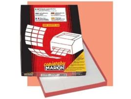 MARKIN 210C529 Etiqueta Autoadesiva Branca 600 Peças