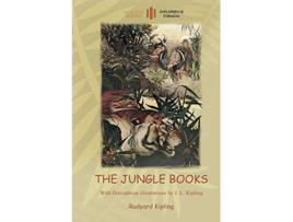 Livro The Jungle Books With Over 55 Original Illustrations Aziloth Books de Rudyard Kipling (Inglês)