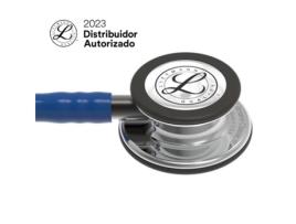 Estetoscópio Littmann Classic Iii 5863 Azul Marinho Acabamentos Espelho SOLVENTUM