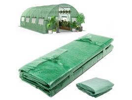 Folha para Túneis de Estufa com Janelas de Rede Mosquiteira Verde 2X4 5 M MODERNHOME