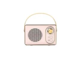 Coluna Mini Estéreo Sem Fios Retro Bluetooth