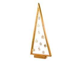 Árvore de Natal de Madeira BOGATECO com Led de 104Cm de Altura Decoração em Madeira Incluída Decorações de Natal 100 Leds