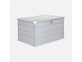 Arca de Jardim em Metal 285L Alumínio Cinzento SWEEEK