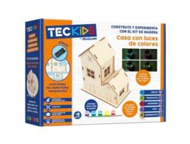Kit Tecnologia Madeira Casa Com Luz 8 Anos TECKIDS