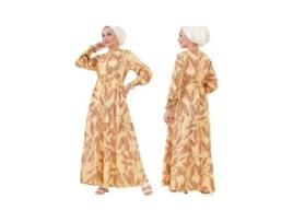 Vestido Unissexo MT CLOTHES Hijab Talla Amarelo (Casal)