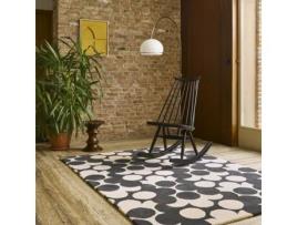 Tapete ORLA KIELY Puzzle Flower (Preto - 120x180 cm)