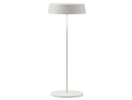 Candeeiro de Mesa Led Branco Inemuri com Usb Touch Recarregável e Regulável 12H de Autonomia ROSSINI ILLUMINAZIONE