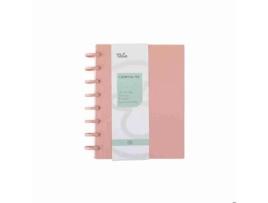 Caderno Smart Espiral A5 Pautado Pêssego TALIA