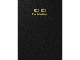 Livro 2022 2023 2Year Monthly Planner 24Month Calendar Black Large de I S Anderson (Inglês)