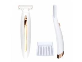Conjunto de Beleza CENOCCO BEAUTY SETCC9087/9086: Removedor de Pêlos do Corpo 2 em 1 Epilador Facial com LED