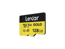 MicroSDXC Profissional GOLD 128 GB UHS-II LEXAR