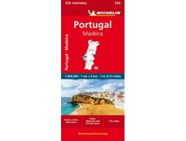 Livro Michelin Portugal Map 733 MapsCountry Michelin de Michelin (Inglês)