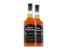 Whisky Bourbon MARIE BRIZARD Evan Williams Straight (1 L - 2 Unidades)