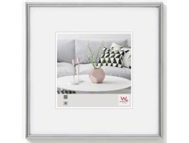 Moldura Galeria Moldura de Plástico Tamanho 60X60 Cm Prata MY PERFECT DESIGN