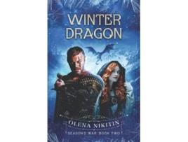Livro Winter Dragon Dark Fantasy Romance Seasons War de Olena Nikitin (Inglês)