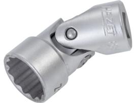 HAZET 880G-Z16 Chave de soquete articulada hexagonal dupla: Quadrado oco 3/8 Polegada 10 mm Perfil de unidade hexagonal duplo externo 16 mm