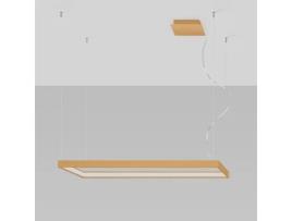 Candeeiro de Teto Led SOLLUX (Aluminio - Tuula M - Dourado - 3000K)